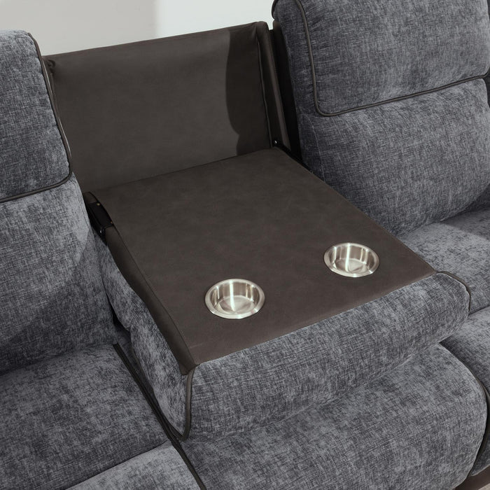 Gray Motion Loveseat