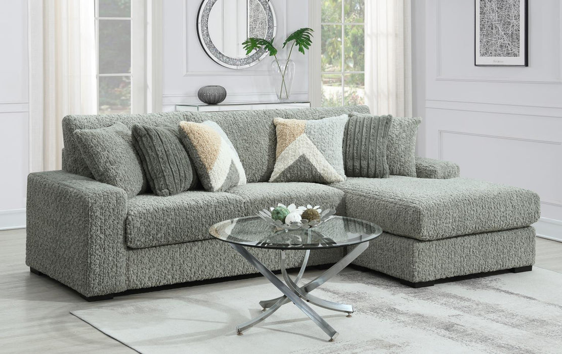 Gray Corduroy Console