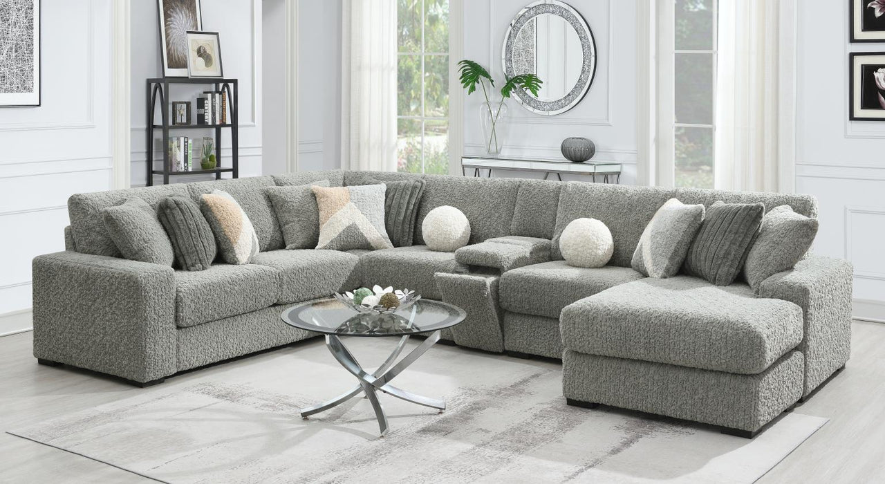 Gray Corduroy Loveseat