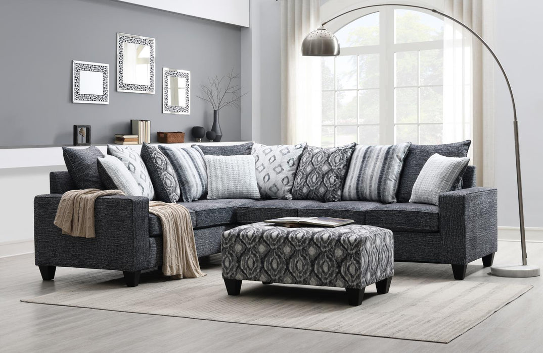 U318 Gray 2Pc Sectional