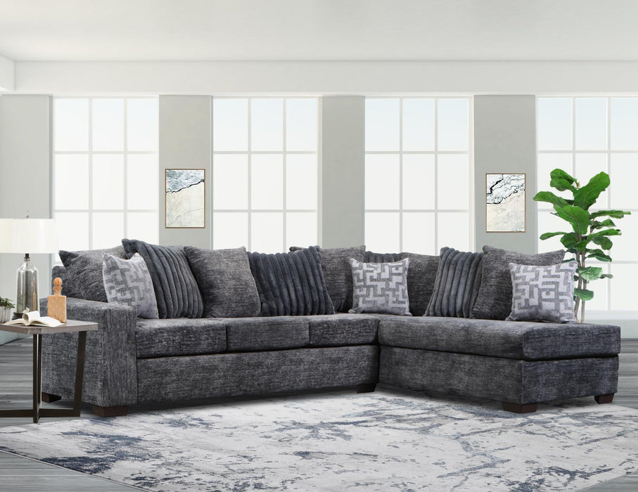 U367 Charcoal Sectional