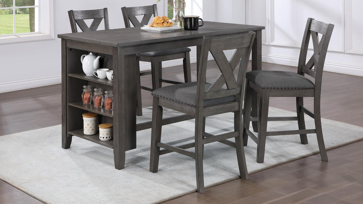 Chiara PUB TABLE W/STORAGE - D176-T