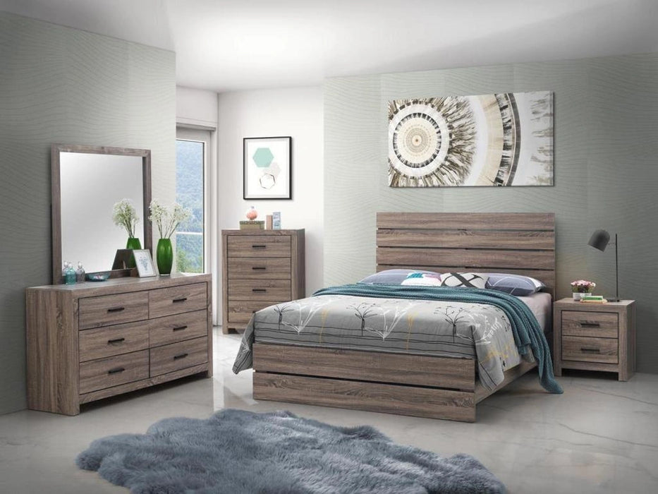 B516 Barrel Oak Nightstand