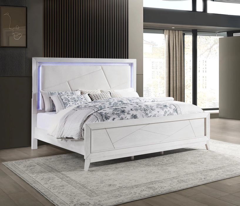 King Bed-Dresser-Mirror