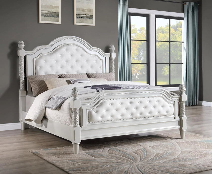 Silver King Bed