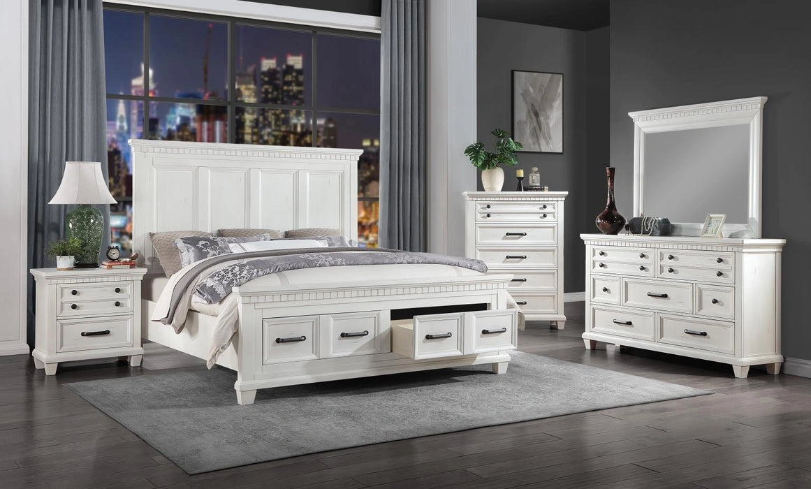 B078 Bed Frame-Dresser-Mirror-Chest-Nightstand
