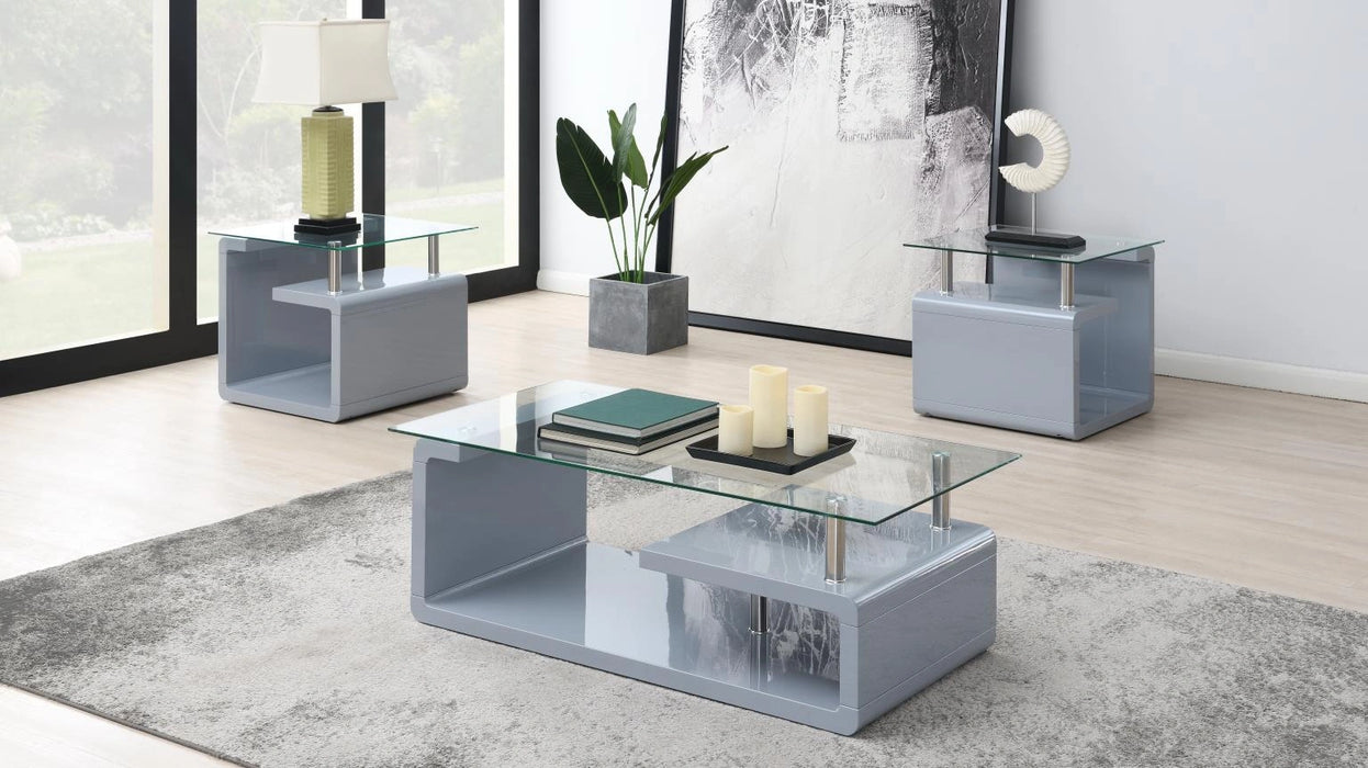 T308 Gray Coffee Table