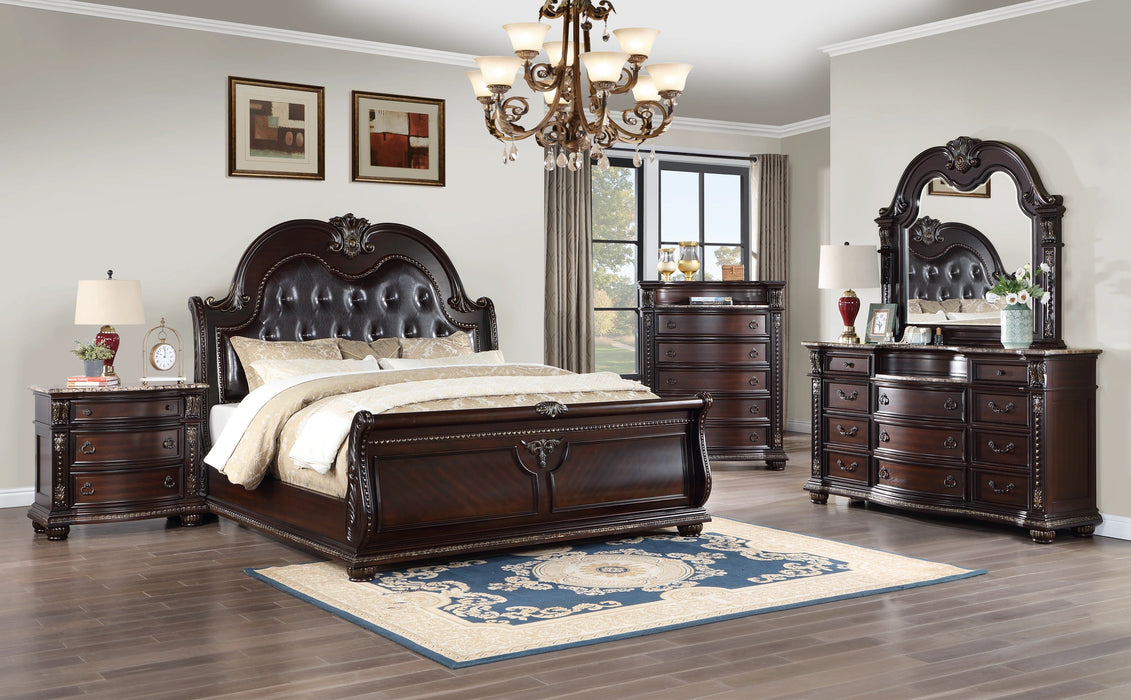 Emily QUEEN BED - B054-Q