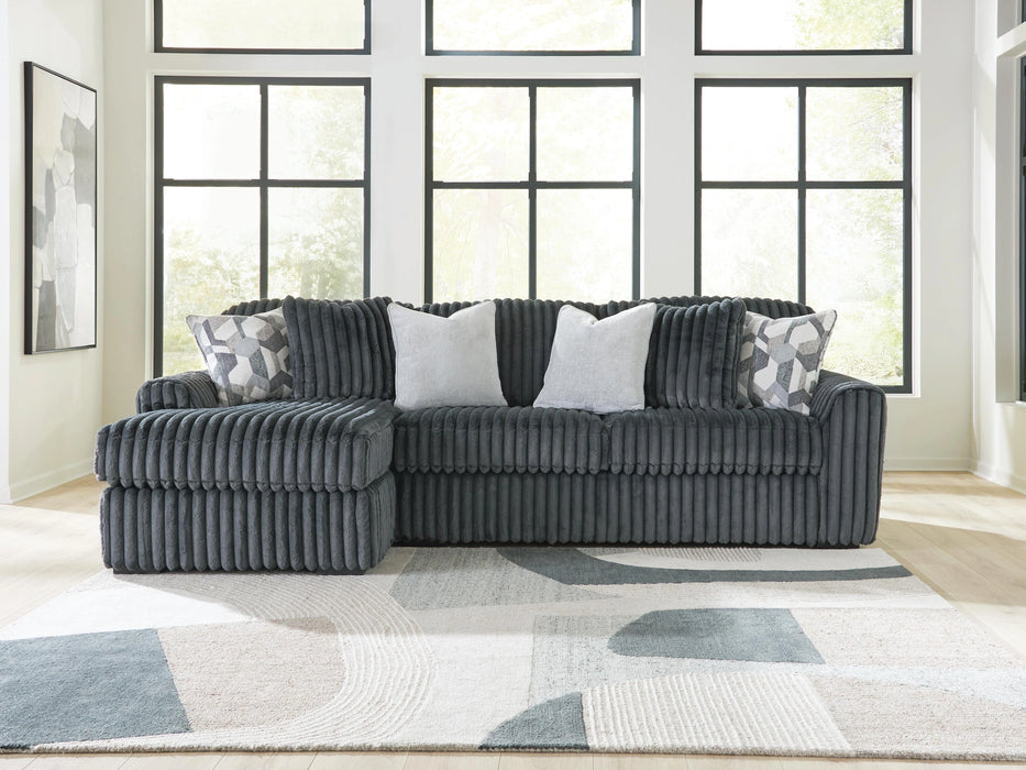 Midnight-Madness Sectional Sofa with Chaise