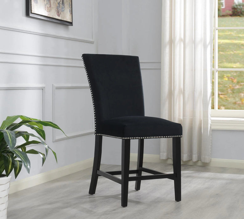 Gray Velvet Counter Chair (Price Per Chair/Moq 2)